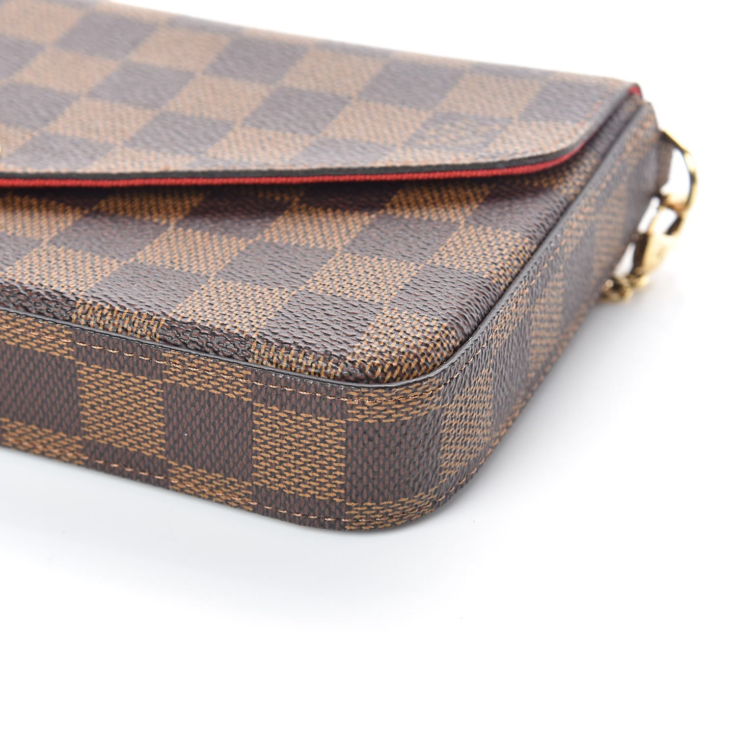 Damier Ebene Pochette Felicie Chain Wallet