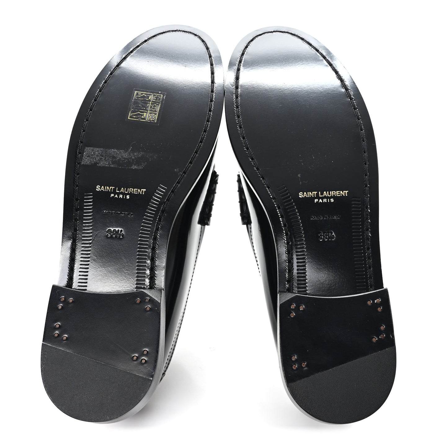 Magnum Lux Chunky Le Loafer Penny Slippers 38.5 Black