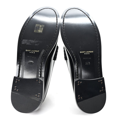 Saint Laurent Magnum Lux Chunky Le Loafer Penny Slippers 38.5 Black 6 of 10