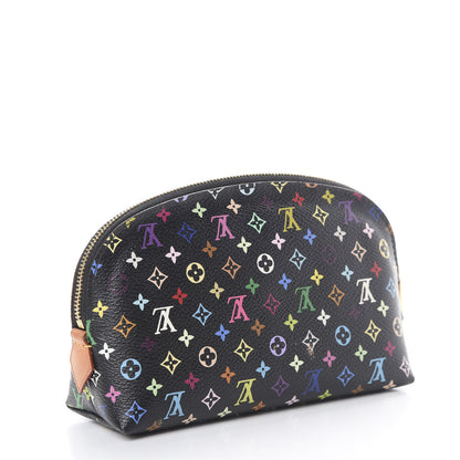 Louis Vuitton Monogram Multicolor Cosmetic Pouch Black Grenade 3 of 10