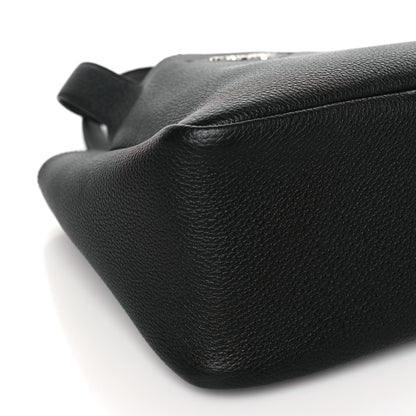 Prada Vitello Daino Soft Medium Dynamique Tote Black 8 of 9