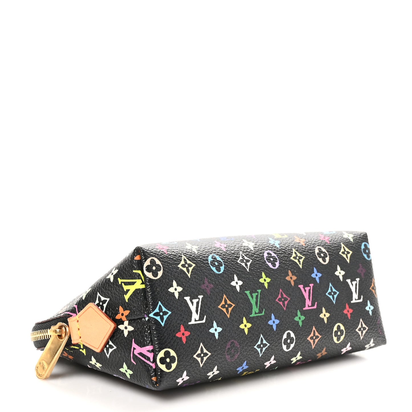 Monogram Multicolor Cosmetic Pouch Black Grenade