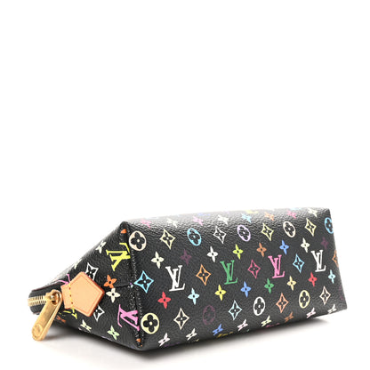 Louis Vuitton Monogram Multicolor Cosmetic Pouch Black Grenade 4 of 9