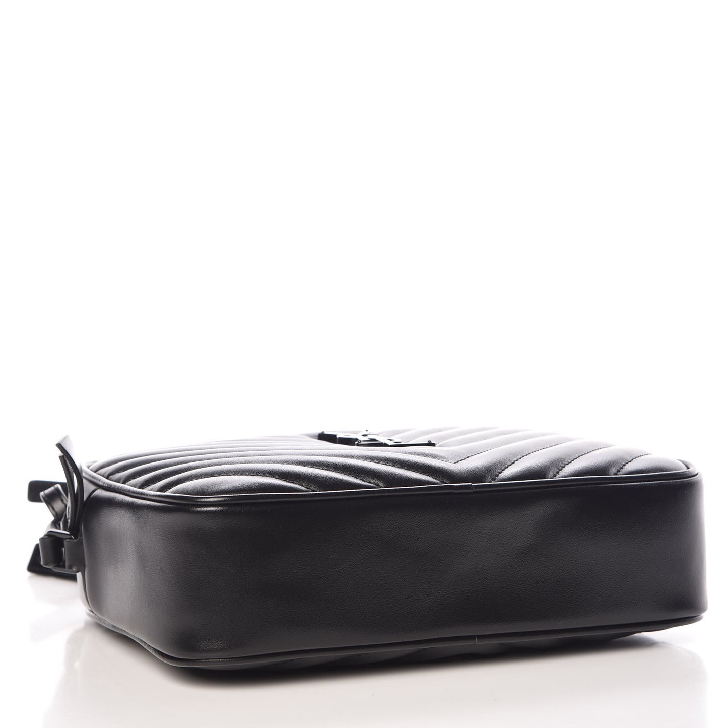 Calfskin Matelasse Monogram Lou Camera Bag Black