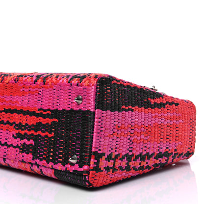 Christian Dior Raffia Patent Medium Lady Dior Multicolor 6 of 7