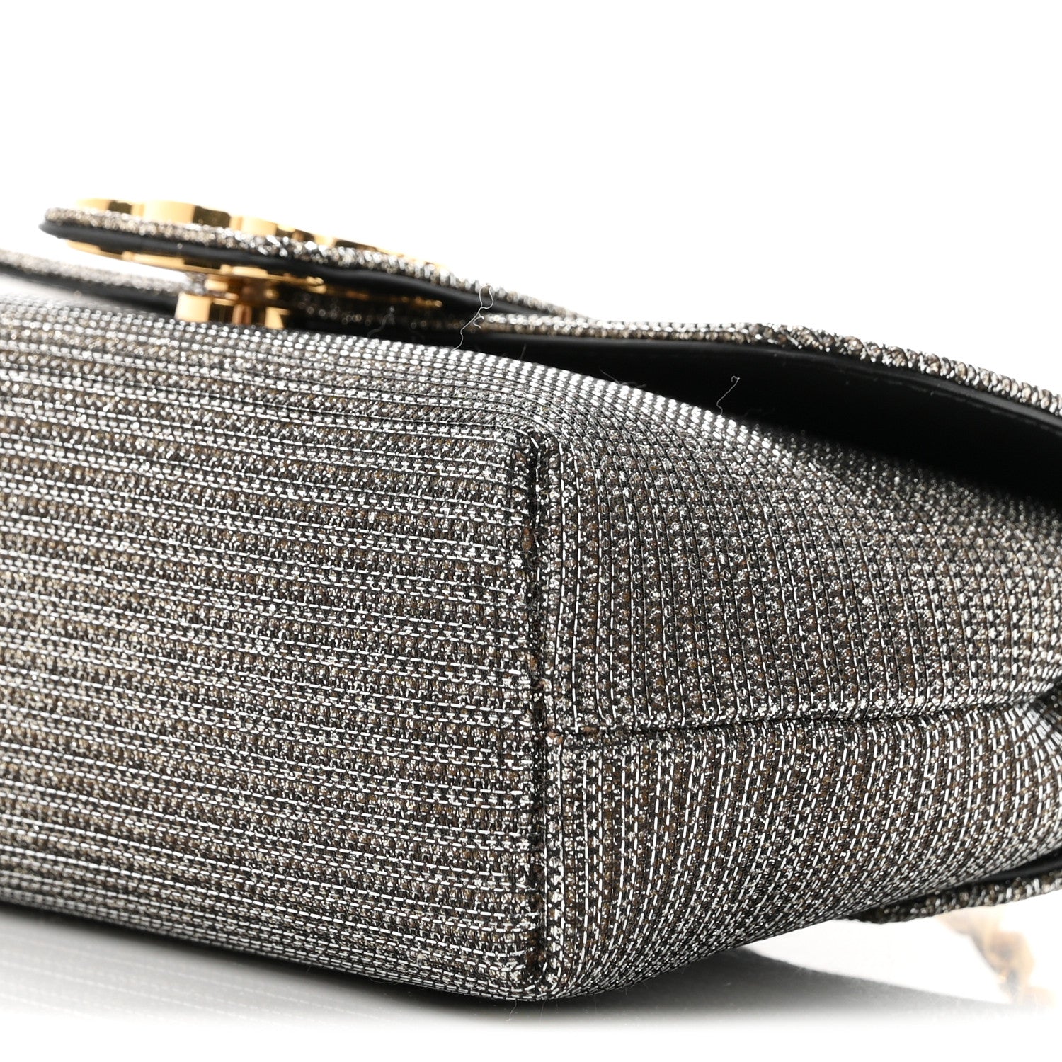 Celine Glitter Textile Mini Victoire Bag Gold 8 of 8