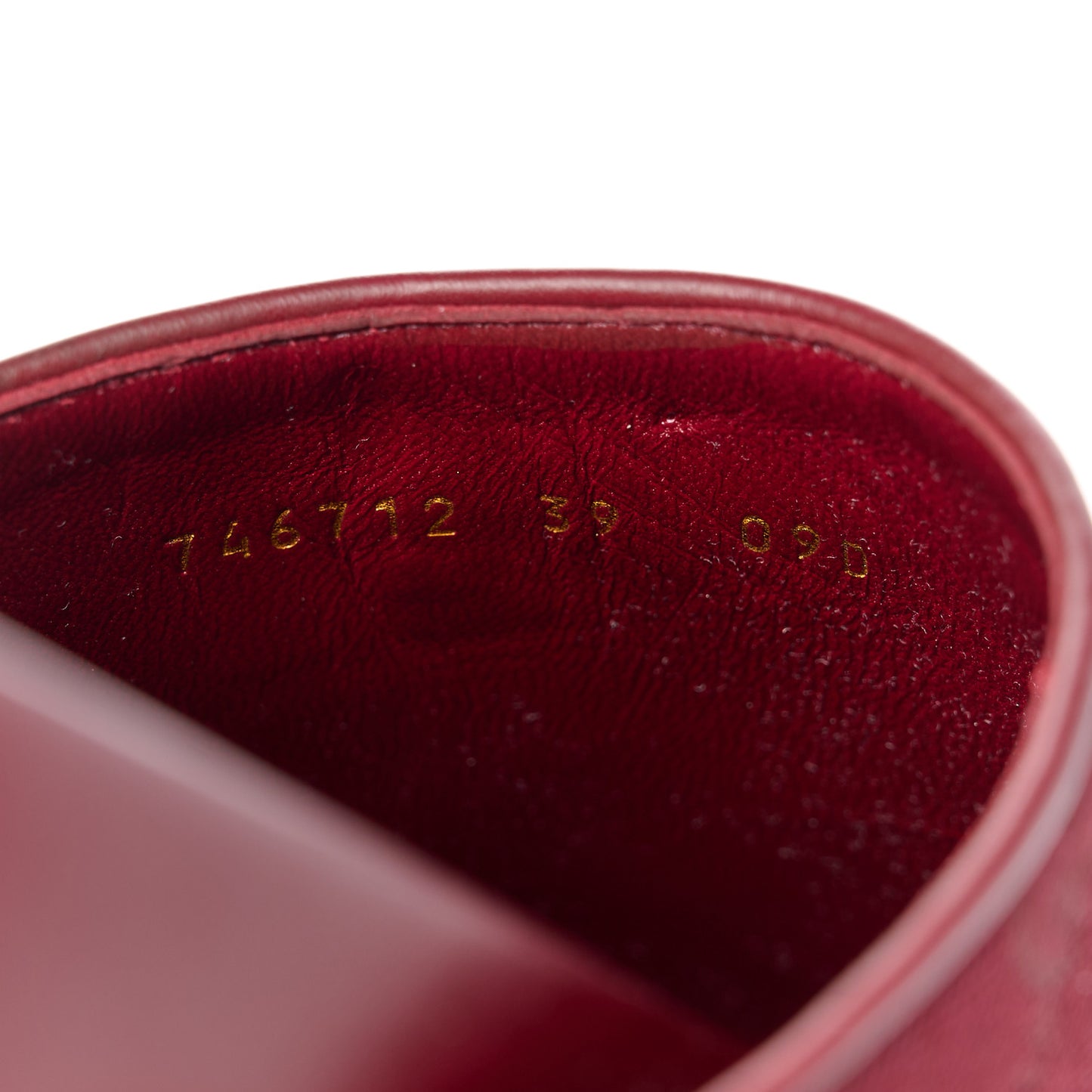 GG Supreme Monogram Womens Horsebit Slippers 39 Rosso Ancora