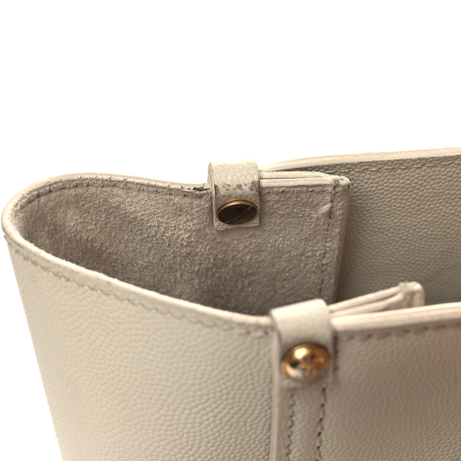 Chanel Caviar Small Studded Deauville Tote Ivory 13 of 16