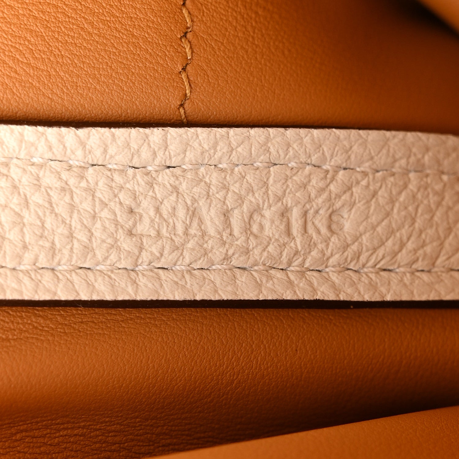 Hermes Taurillon Maurice Swift 24/24 29 Craie Nata Sesame 7 of 11