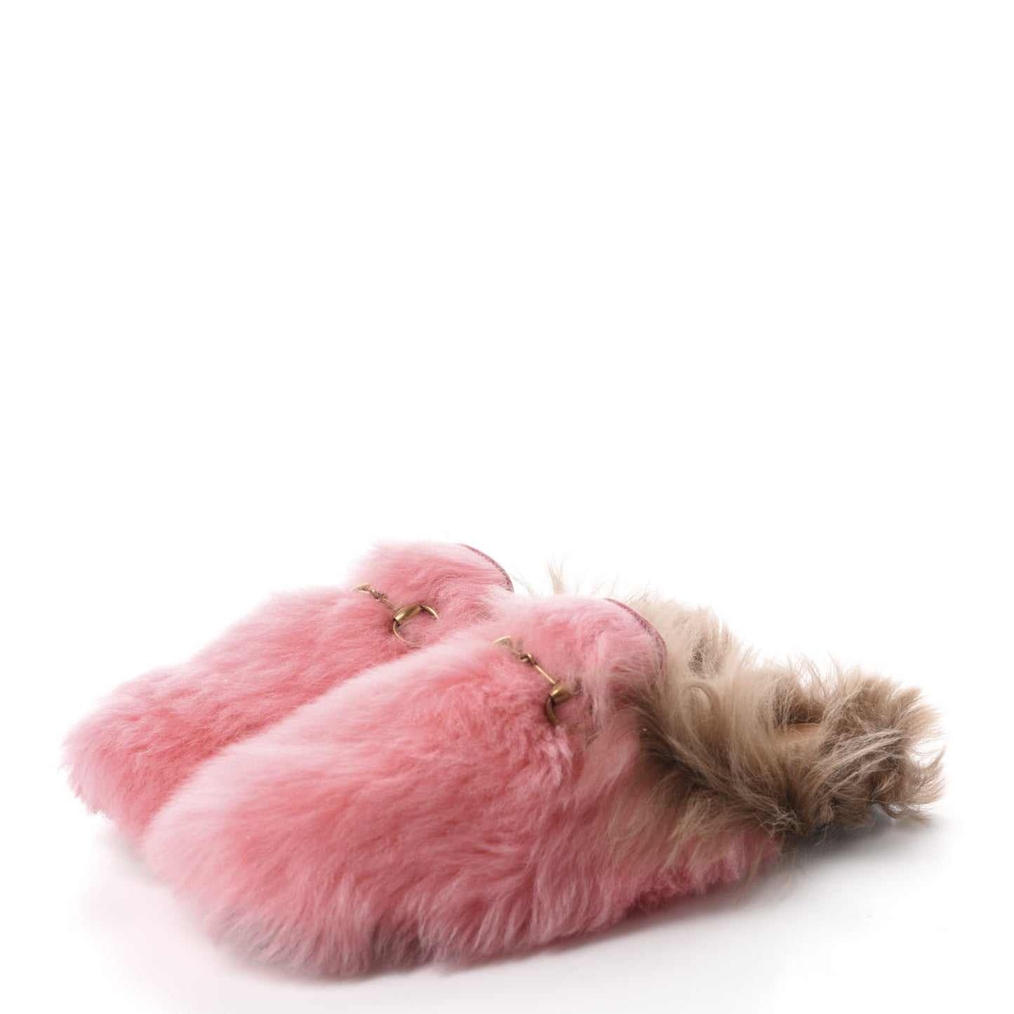 Merino Wool Womens Princetown Slippers 39.5 Pink