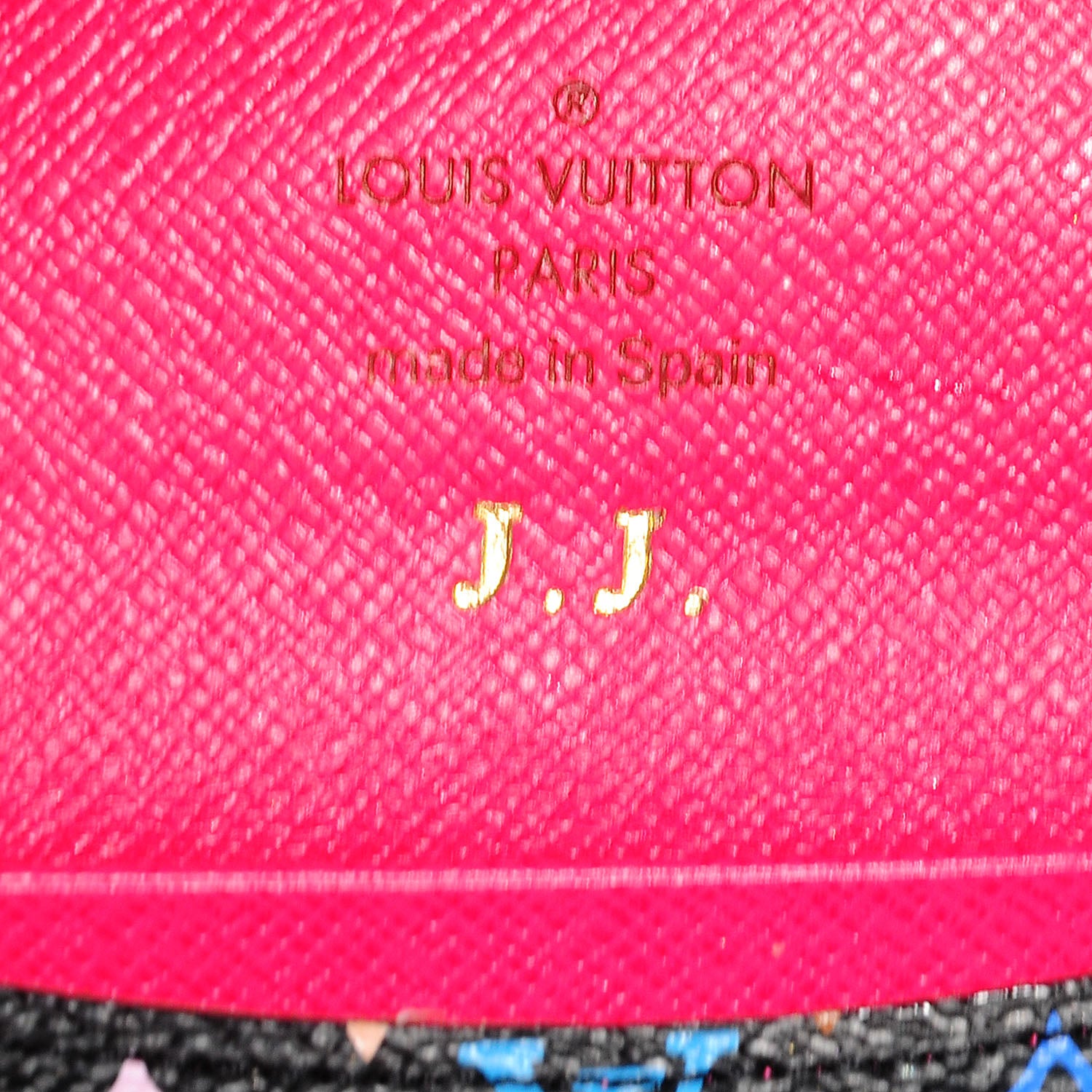 Louis Vuitton Monogram Multicolor Business Card Holder Black Grenade 5 of 8