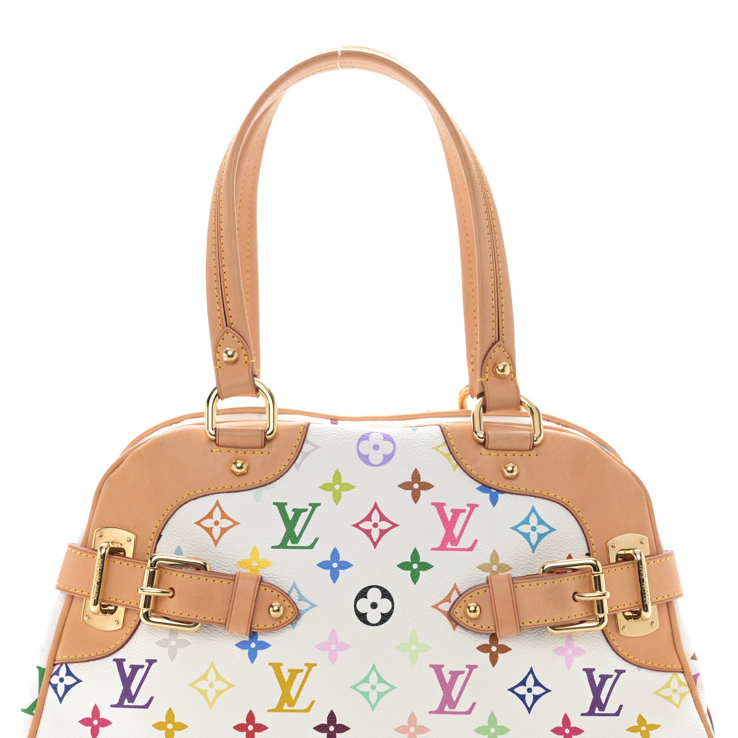 Louis Vuitton Monogram Multicolor Claudia White 7 of 9
