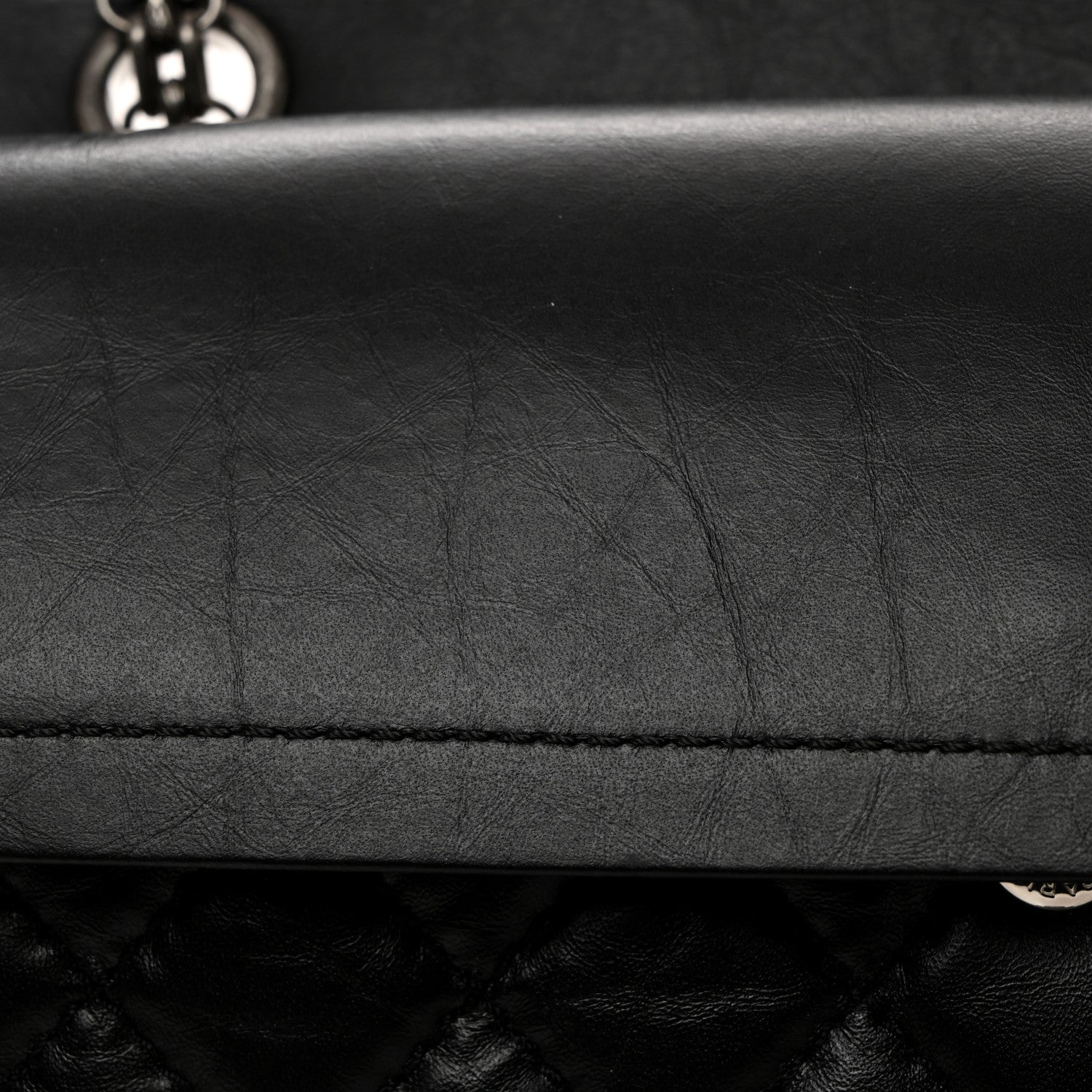 Chanel Aged Calfskin Quilted 2.55 Reissue 225 Flap Black 11 of 11