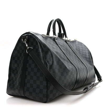 Louis Vuitton Damier Graphite Keepall Bandouliere 55 2 of 8