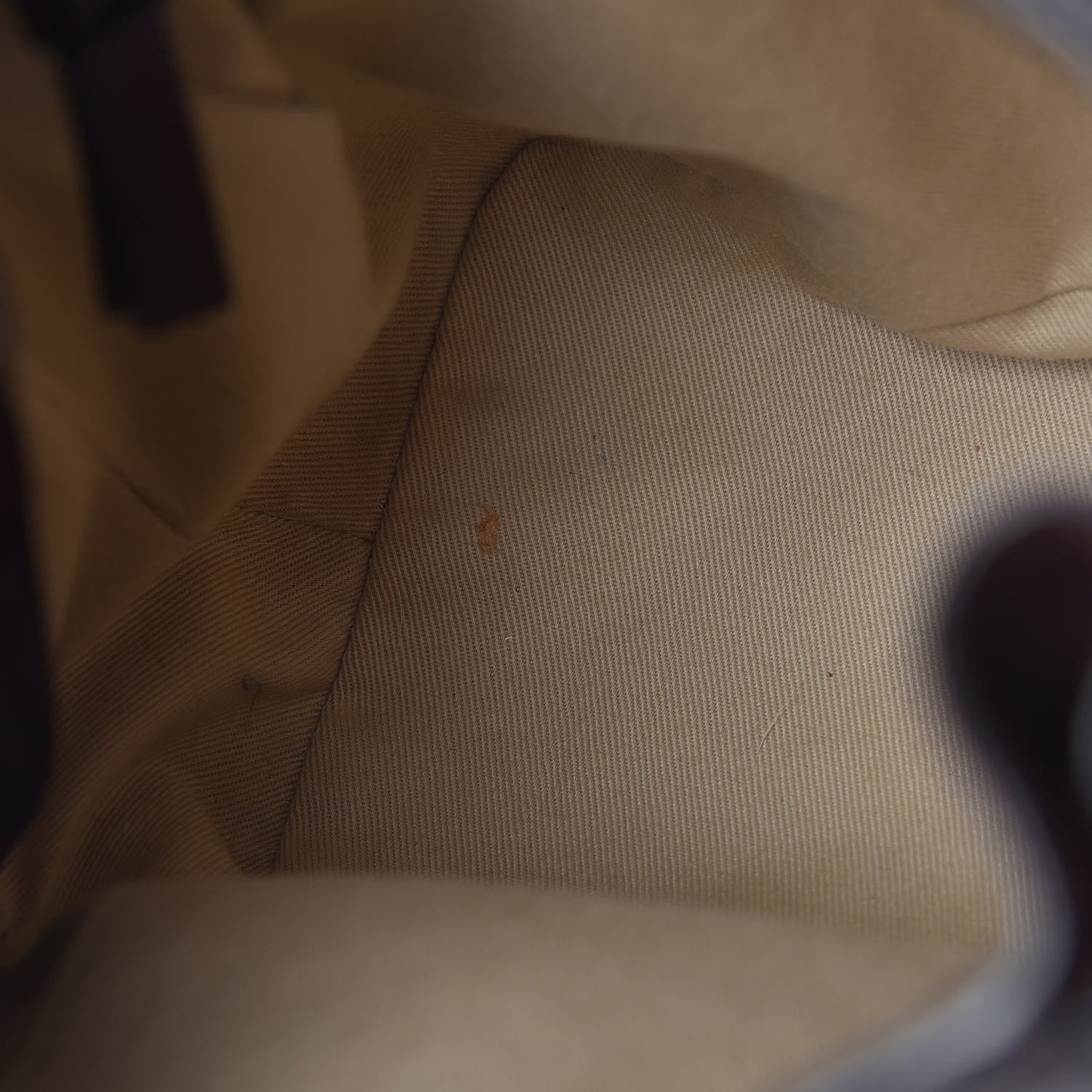Suede Calfskin Small Faye Backpack Carbon Brown