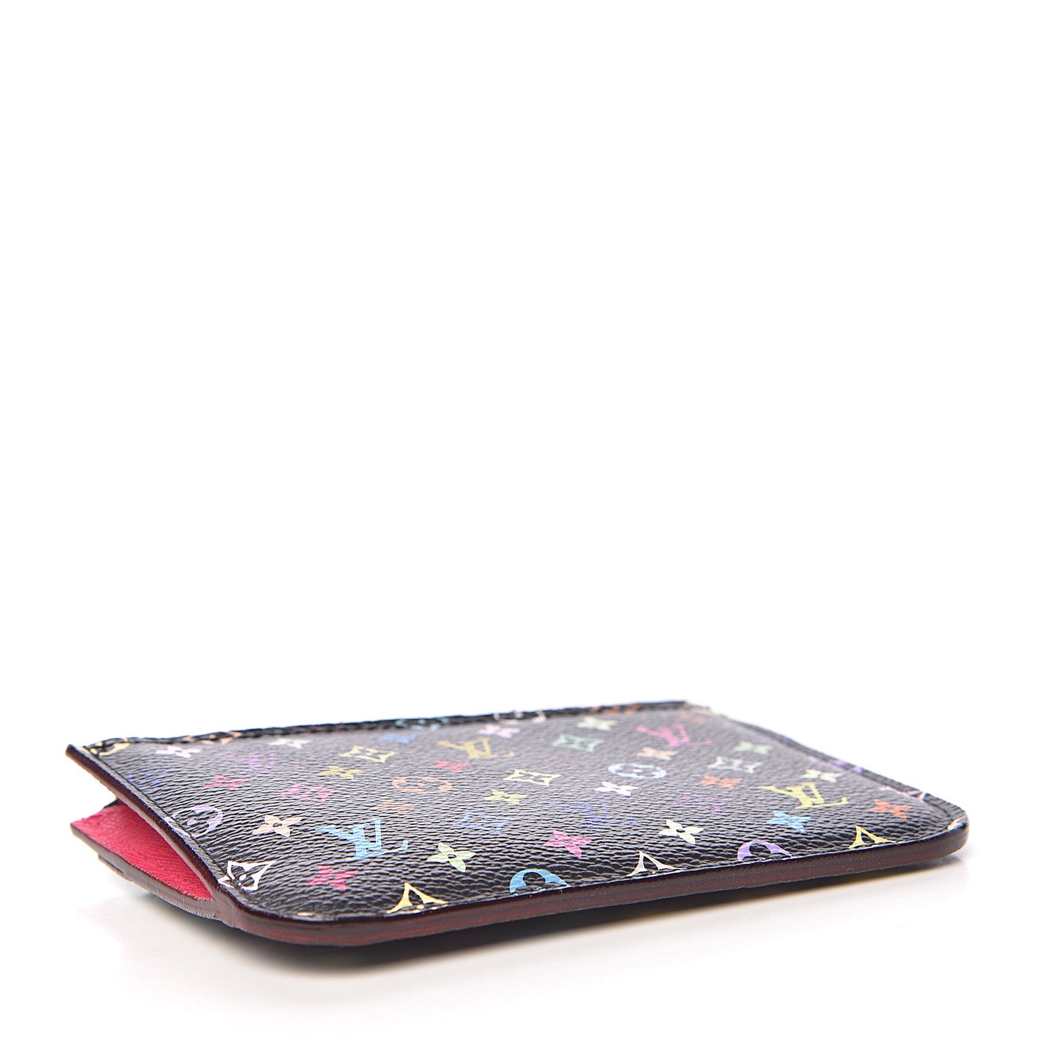 Louis Vuitton Monogram Multicolor Key Pouch Black Grenade 4 of 7