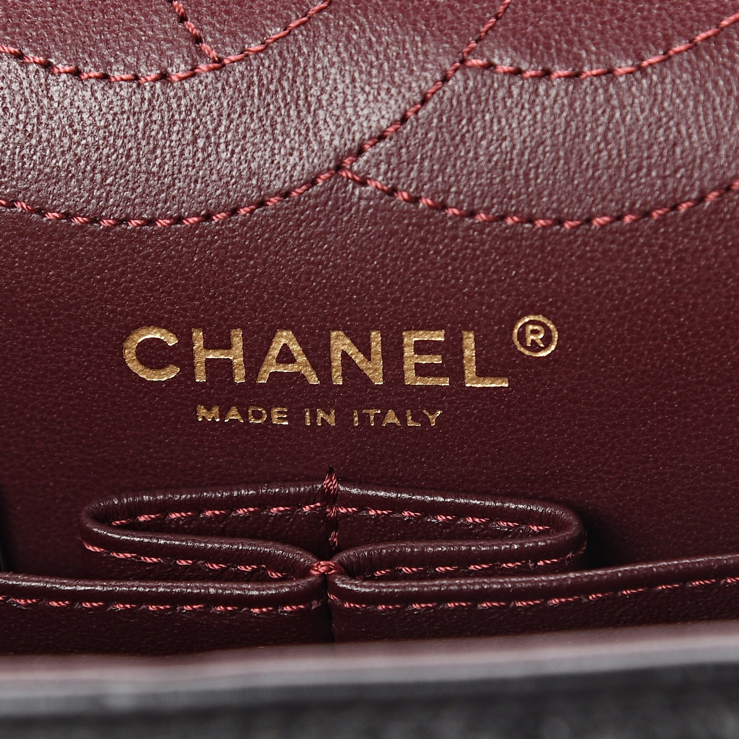 Aged Calfskin Quilted 2.55 Reissue 226 Flap Black