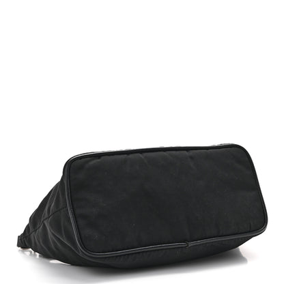 Prada Tessuto Nylon Pochette Bag Black 4 of 14