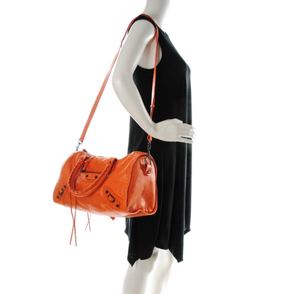Balenciaga Agneau Classic Hardware Maxi Twiggy Tangerine 2 of 7