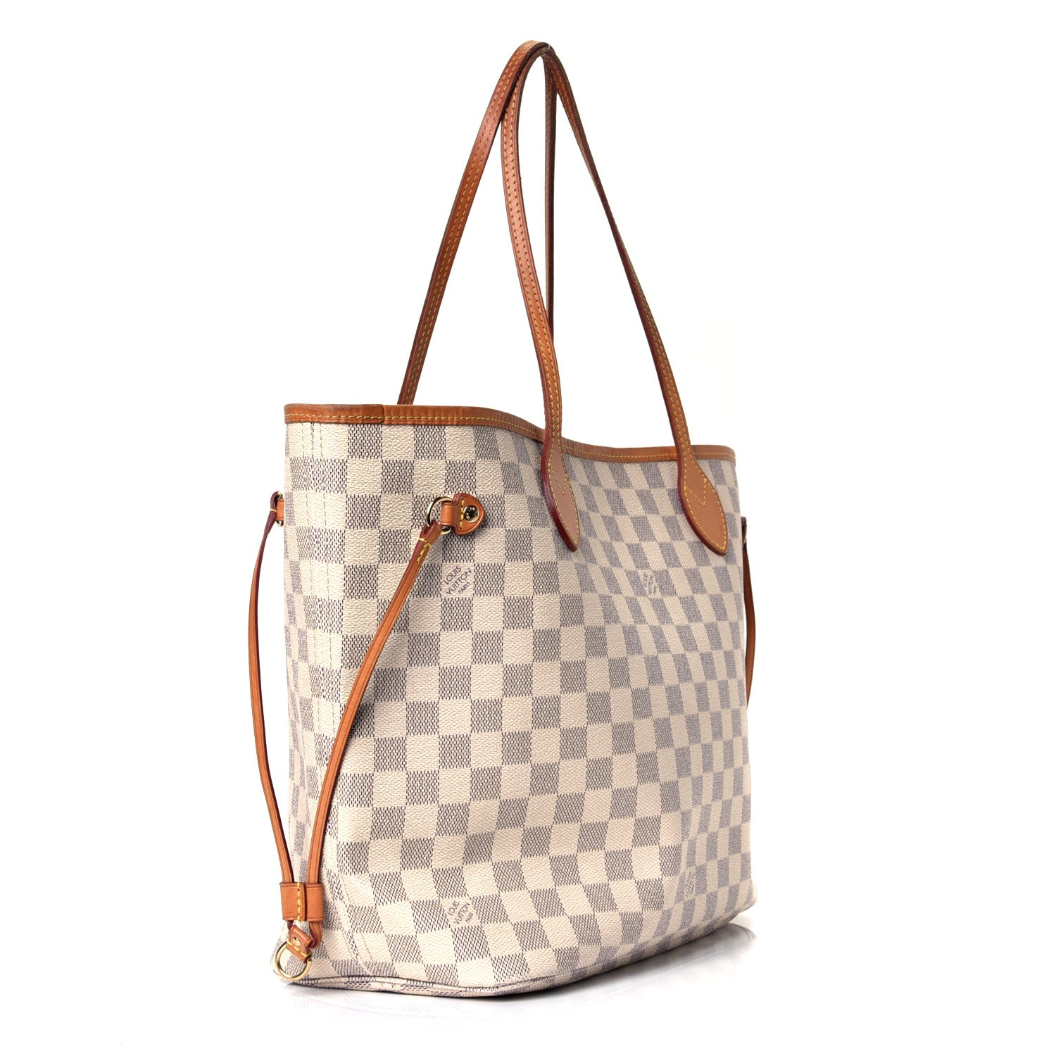 Louis Vuitton Damier Azur Neo Neverfull MM Rose Ballerine 2 of 4