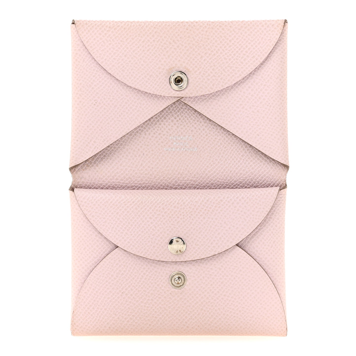 Epsom Calvi Duo Card Case Mauve Pale
