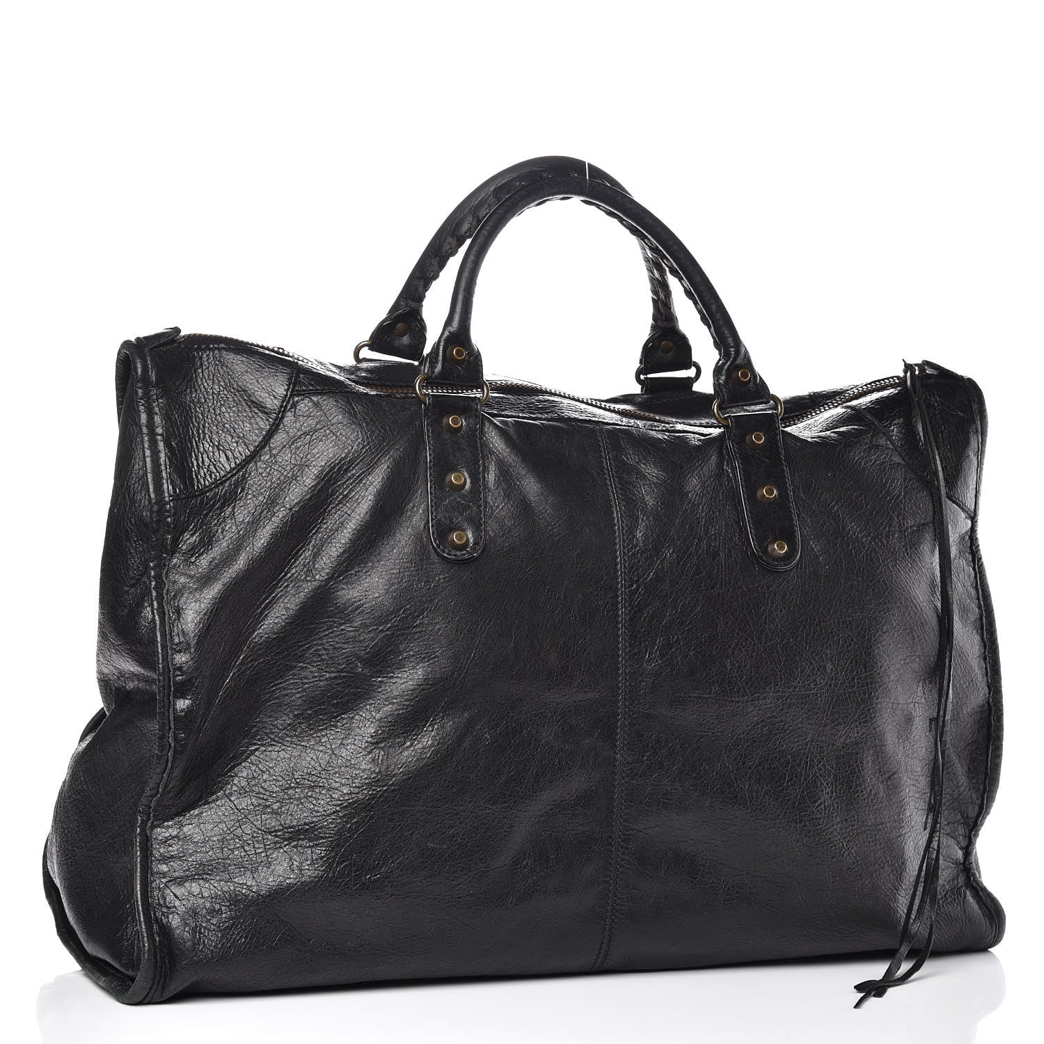 Balenciaga Agneau Classic Hardware Weekender Black 3 of 21