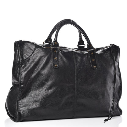 Balenciaga Agneau Classic Hardware Weekender Black 3 of 21