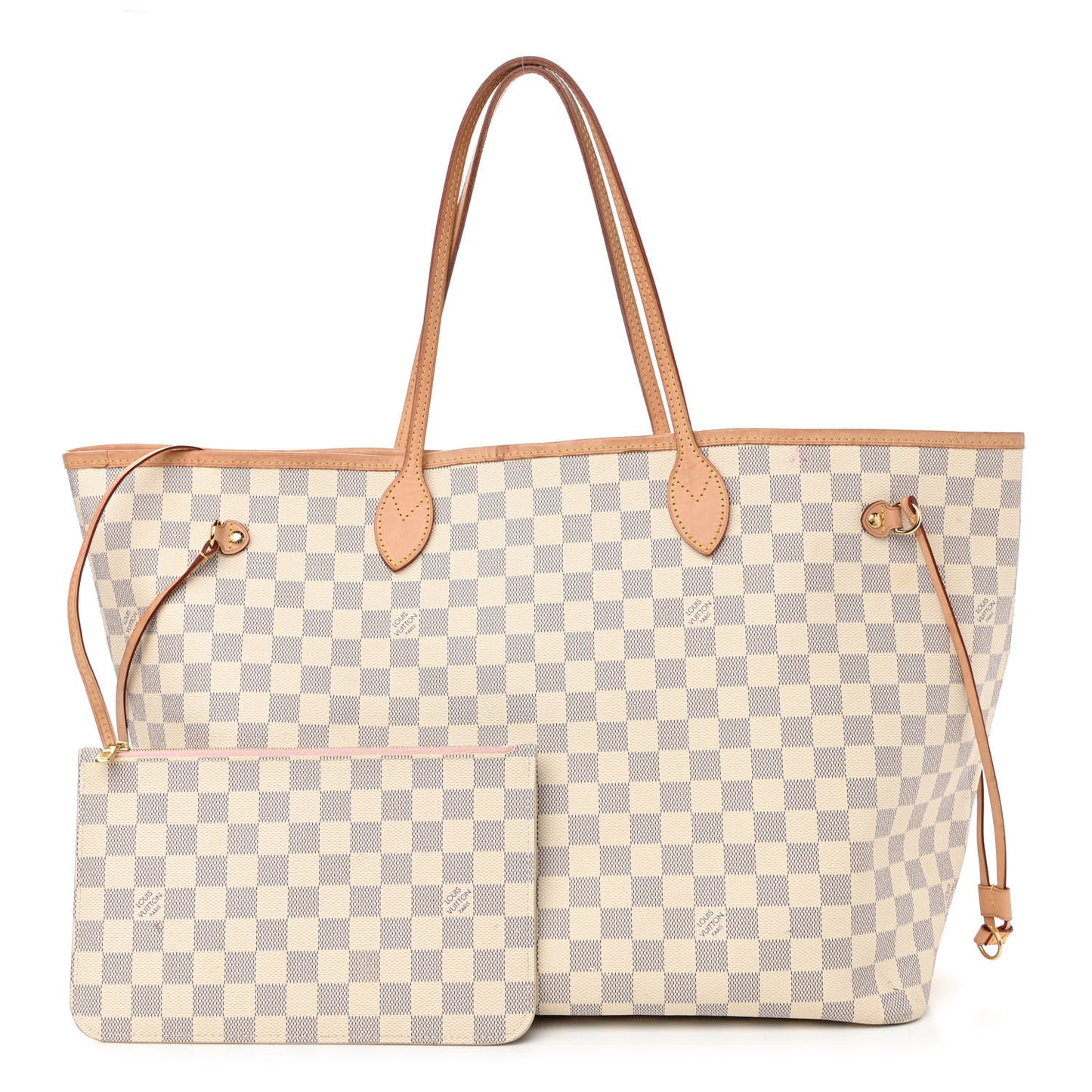 Damier Azur Neo Neverfull GM Rose Ballerine