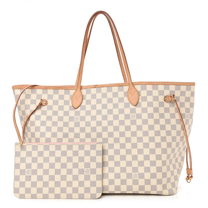 Louis Vuitton Damier Azur Neo Neverfull GM Rose Ballerine 1 of 13
