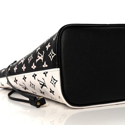 Louis Vuitton Empreinte Spring In The City Neverfull MM Black White Pink 6 of 8