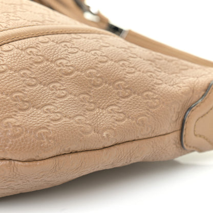 Gucci Guccissima Medium Techno Horsebit Hobo Taupe 9 of 13