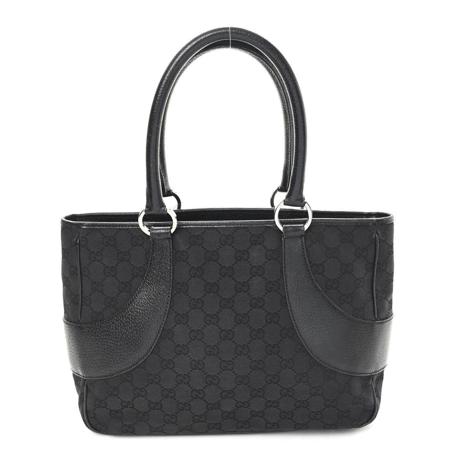Gucci Monogram Shoulder Bag Black 1826923 – FASHIONPHILE