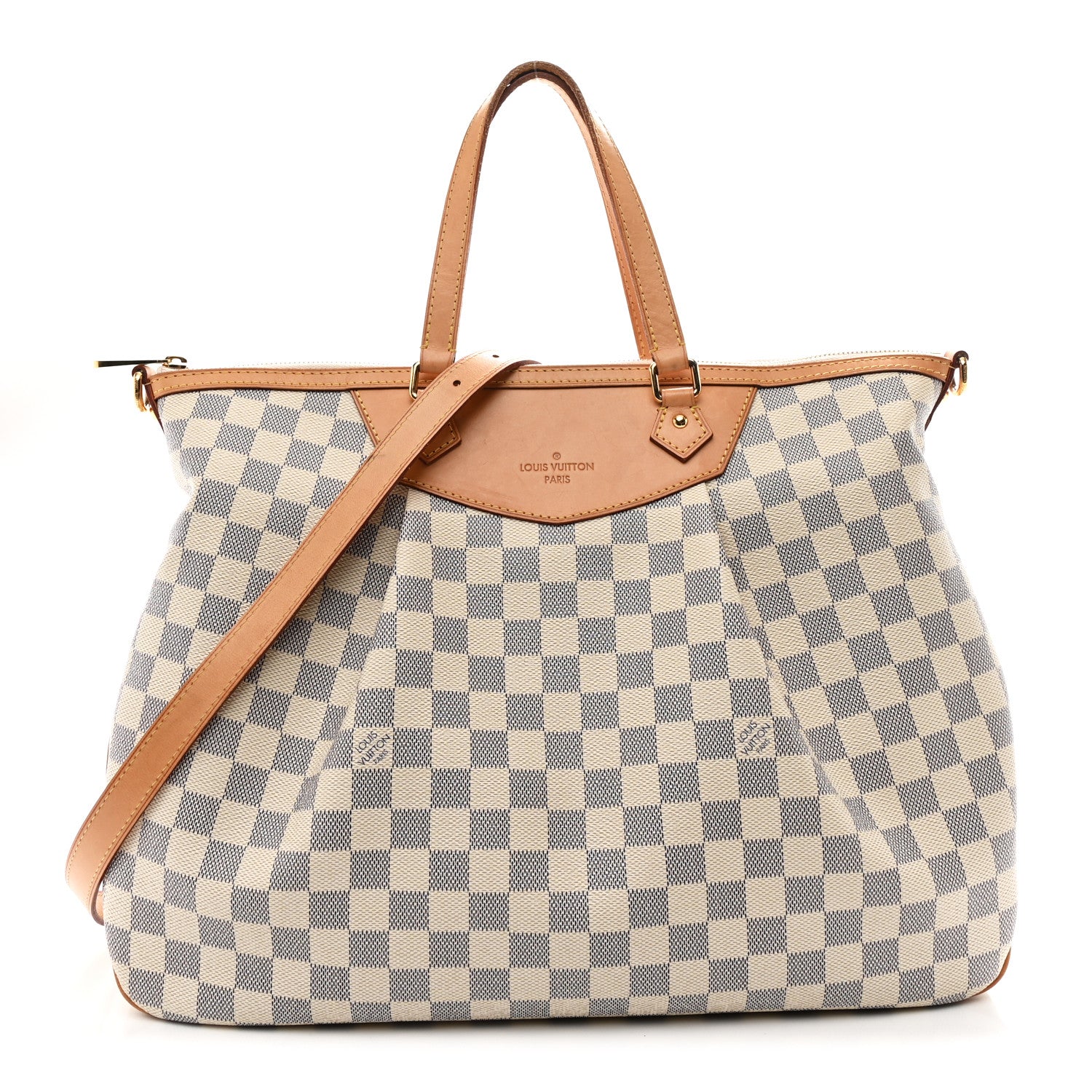 Louis Vuitton Damier Azur Siracusa GM 2 of 24