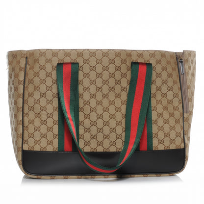 Gucci Monogram Web Dog Carrier 1 of 7