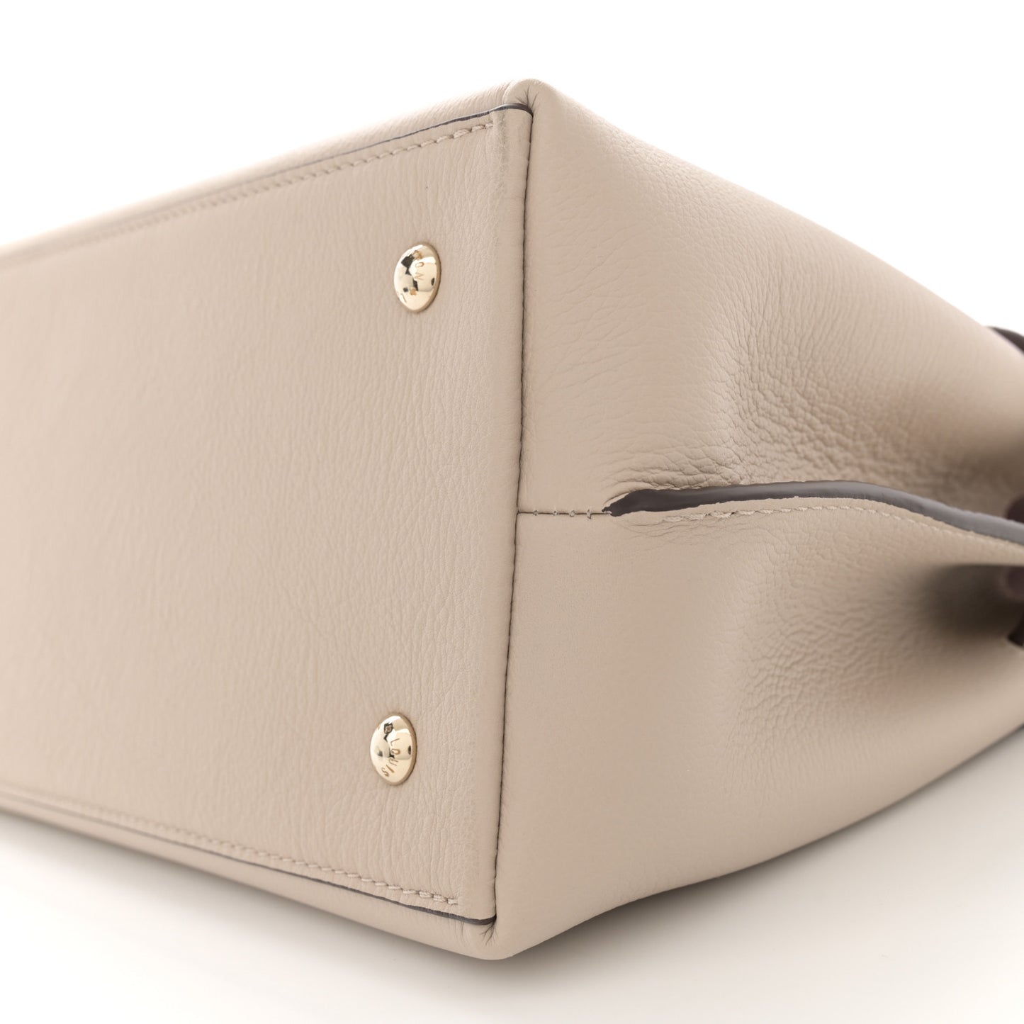 Soft Calfskin Lockme Ever MM Greige