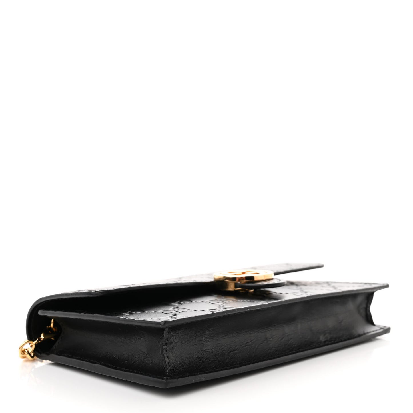 Guccissima Icon Chain Wallet Black