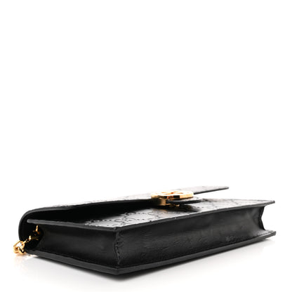 Gucci Guccissima Icon Chain Wallet Black 4 of 9