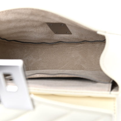 Chloe Calfskin Quilted Mini Drew Bijou Shoulder Bag Natural White 5 of 9