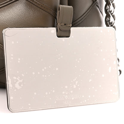 Louis Vuitton Lambskin Malletage Top Handle GO-14 MM Taupe 10 of 14