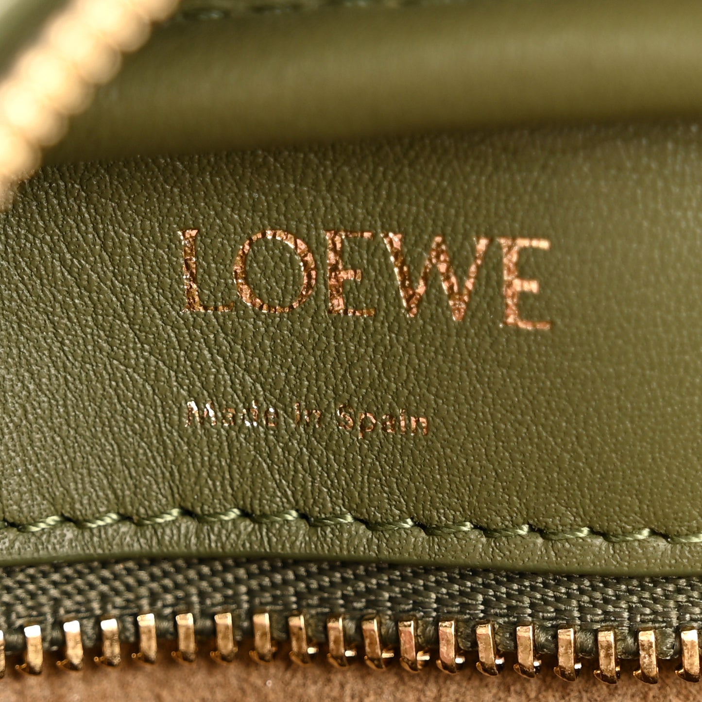 Jacquard Anagram Calfskin Amazona 23 Avocado Green