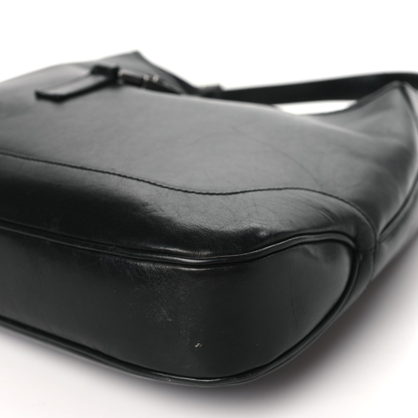 Soft Calfskin Large Jackie Hobo Black
