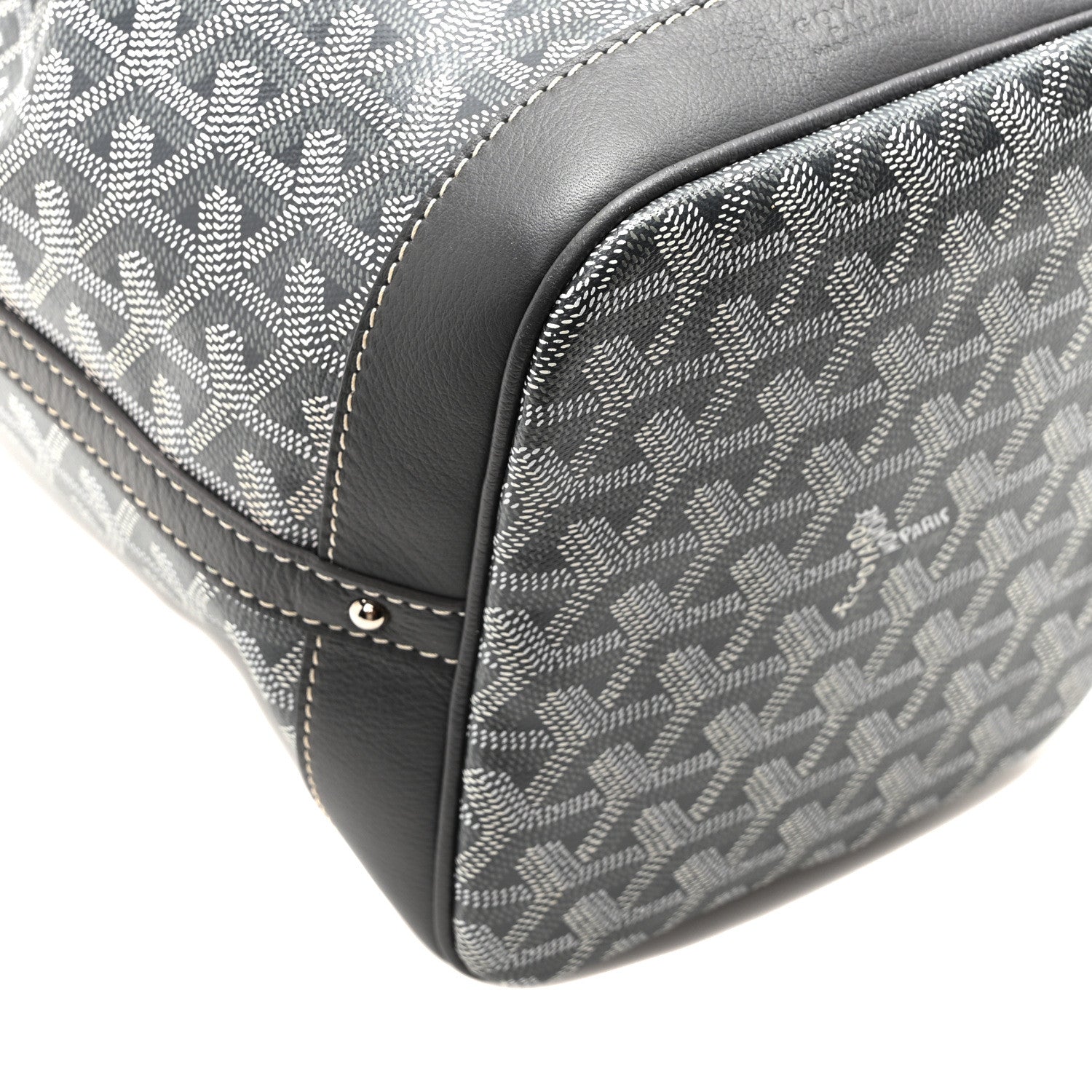 Goyard Goyardine Petit Flot Bucket Bag PM Grey 8 of 9