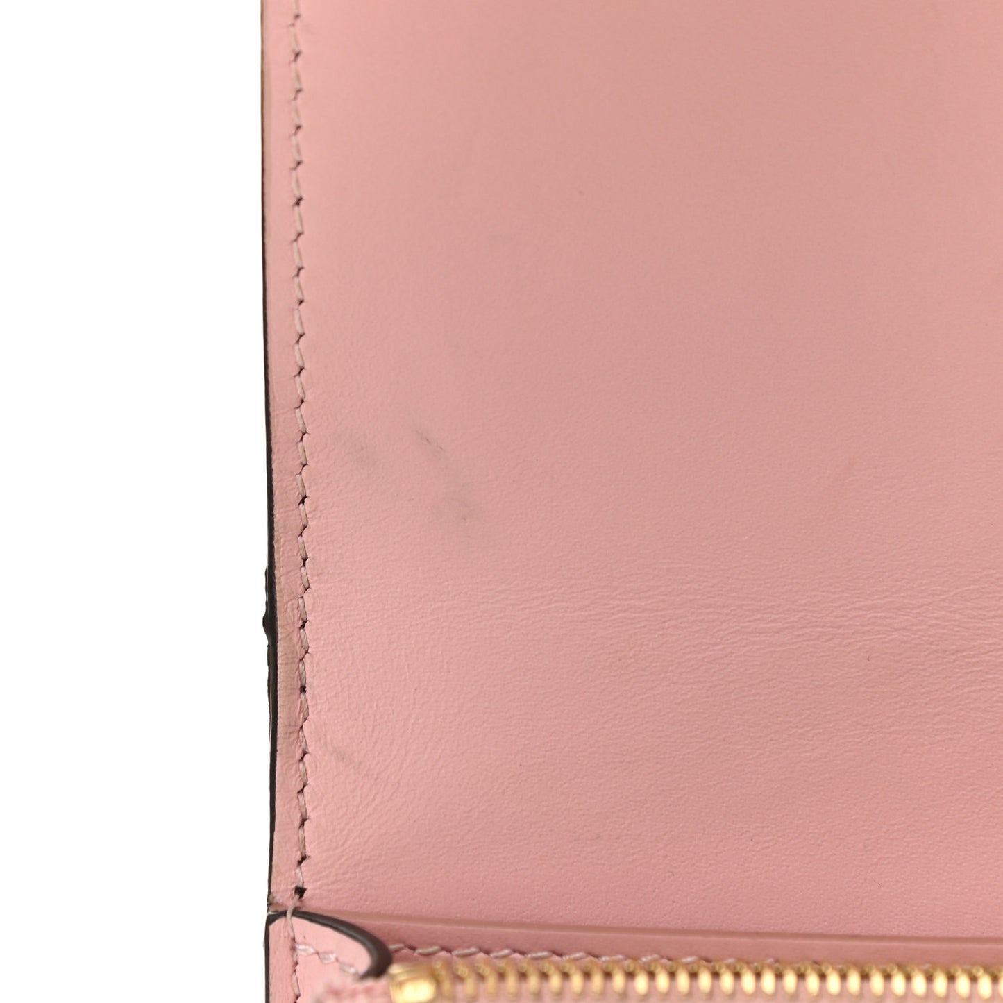 Monogram Flore Chain Wallet Rose Ballerine