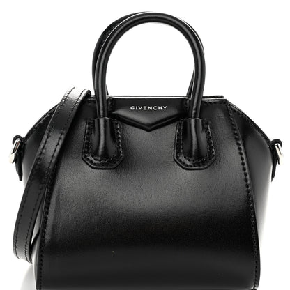 Givenchy Shiny Lord Calfskin Micro Antigona Black 7 of 9
