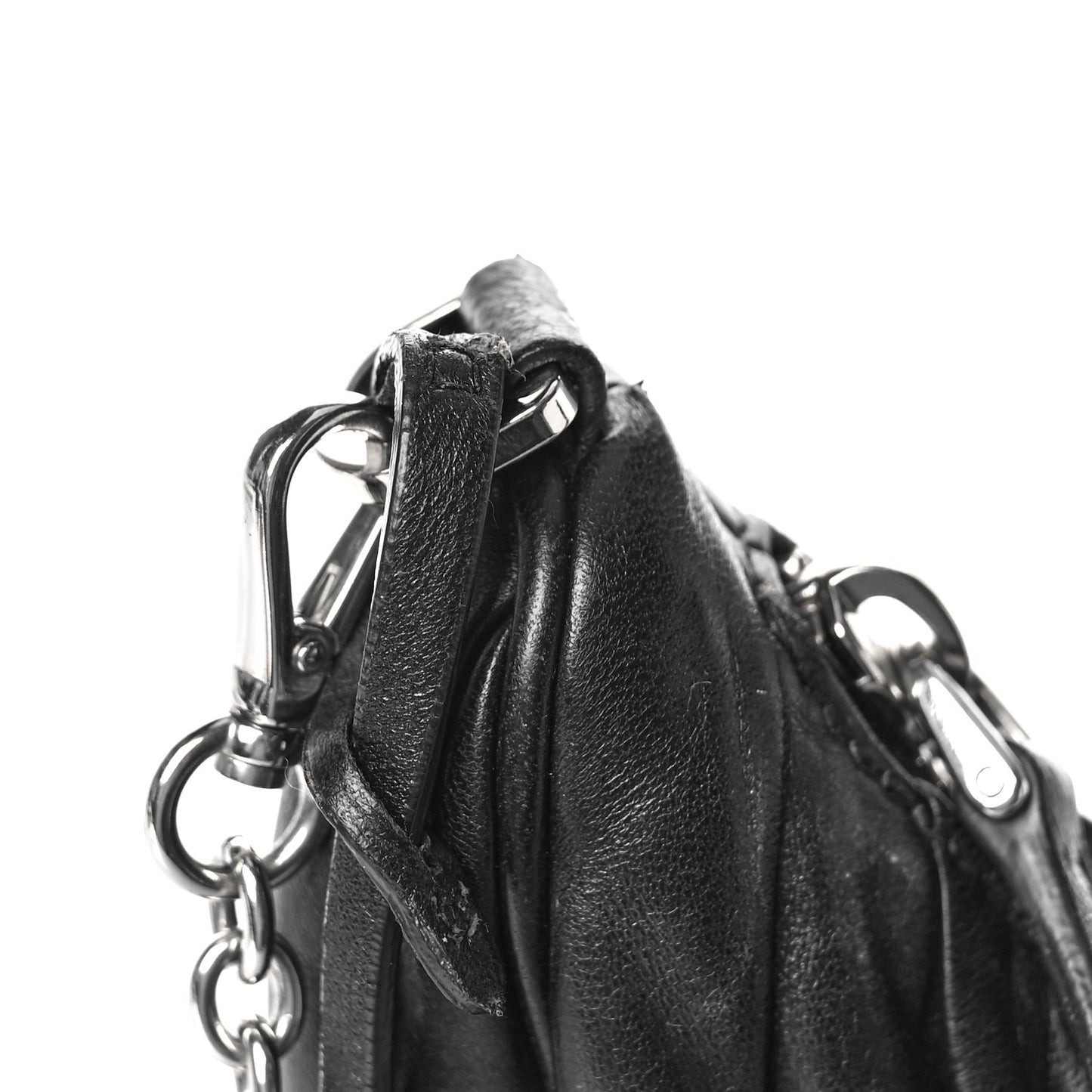 Nappa Gaufre Re-Edition 2005 Shoulder Bag Black