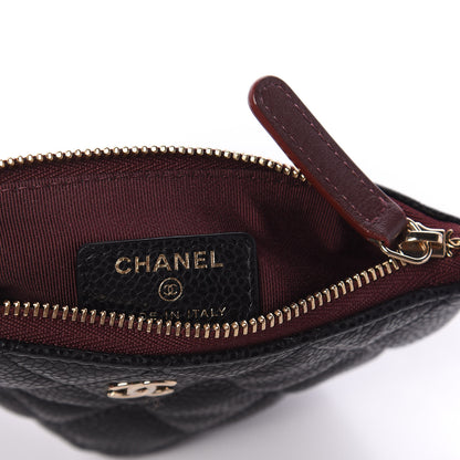 Chanel Caviar Quilted Small Cosmetic Case Black 8 of 11