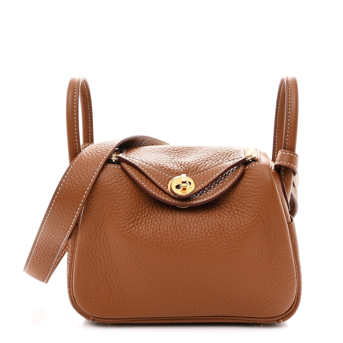 Taurillon Clemence Mini Lindy 20 Gold