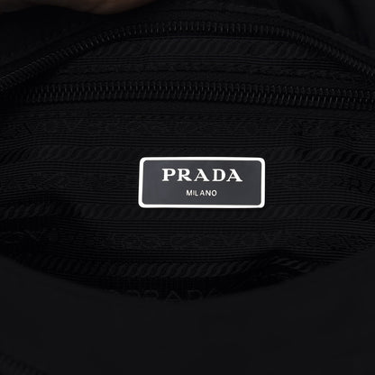Prada Nylon Vela Flat Messenger Bag Black 7 of 8