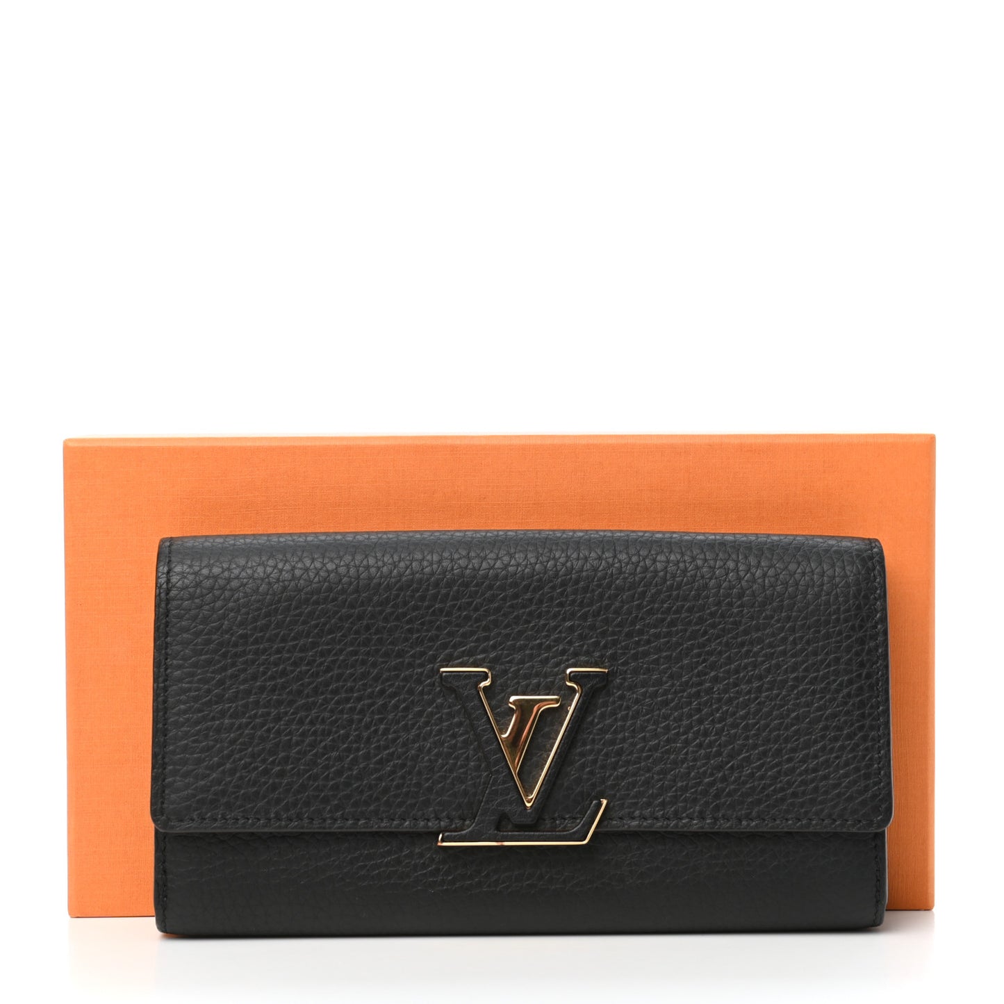 Taurillon Capucines Wallet Black