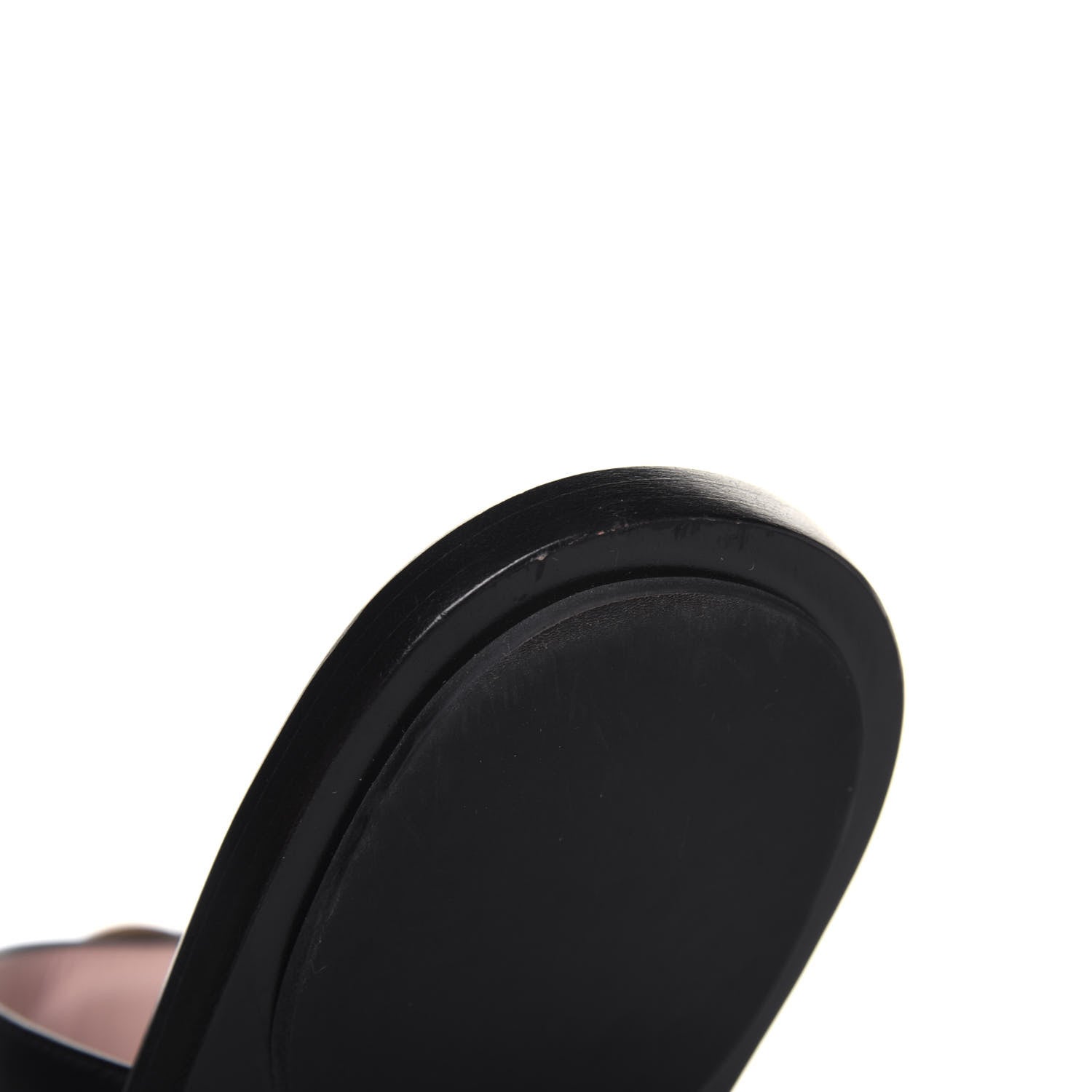 Gucci Calfskin GG Marmont Thong Sandals 38 Black 11 of 15